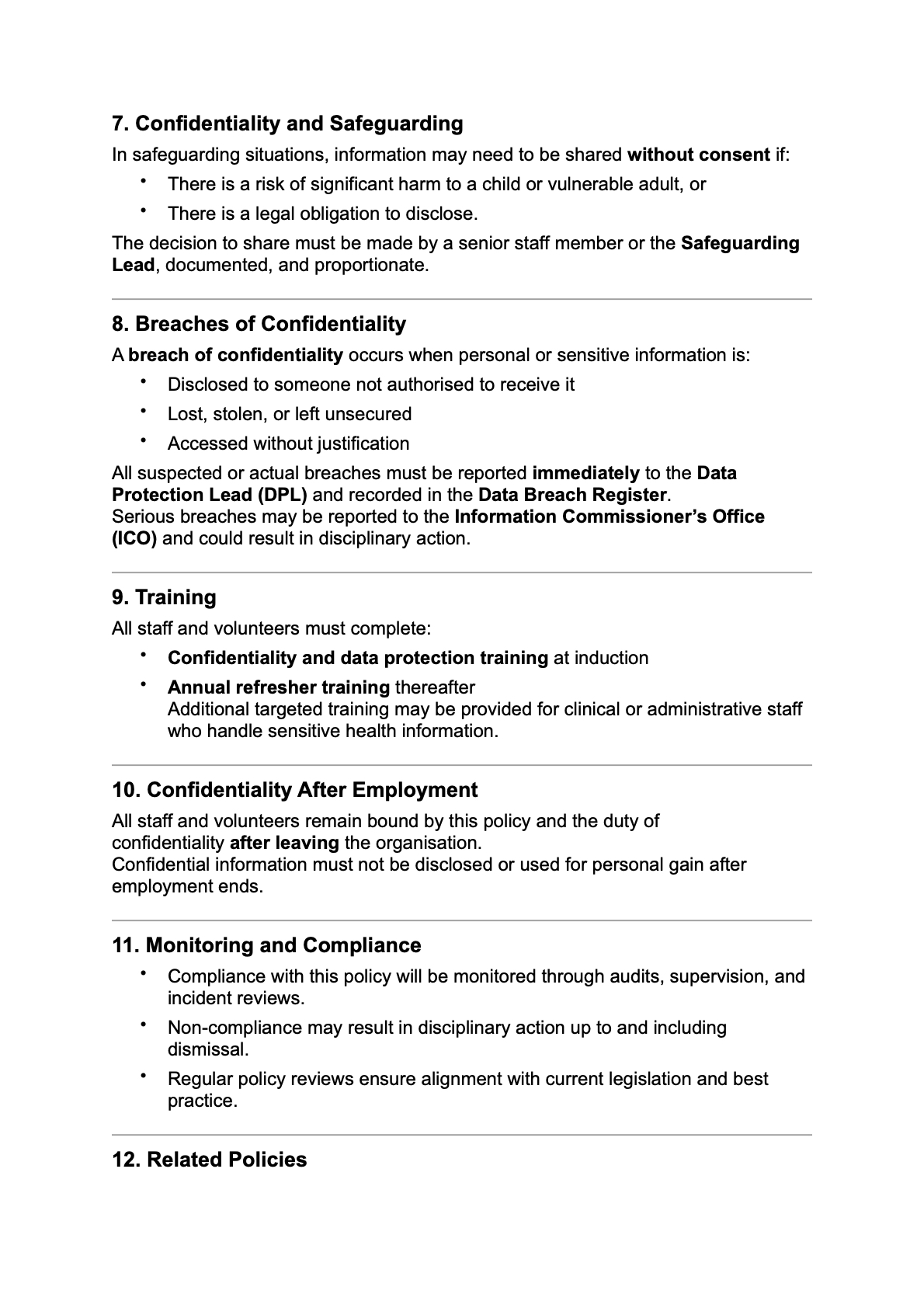 ToBe Confidentiality Policy 2025.4