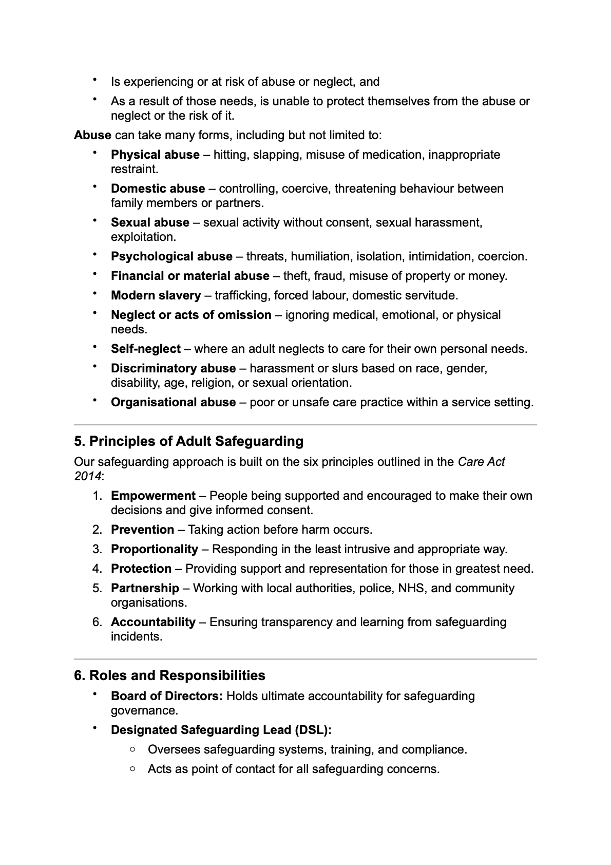 ToBe Safeguarding Adults Policy 2025.3