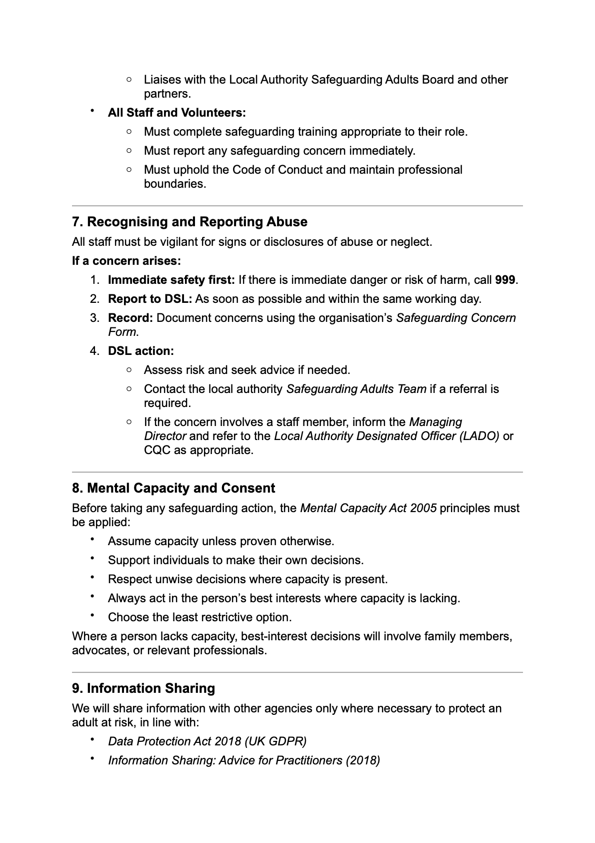 ToBe Safeguarding Adults Policy 2025.4