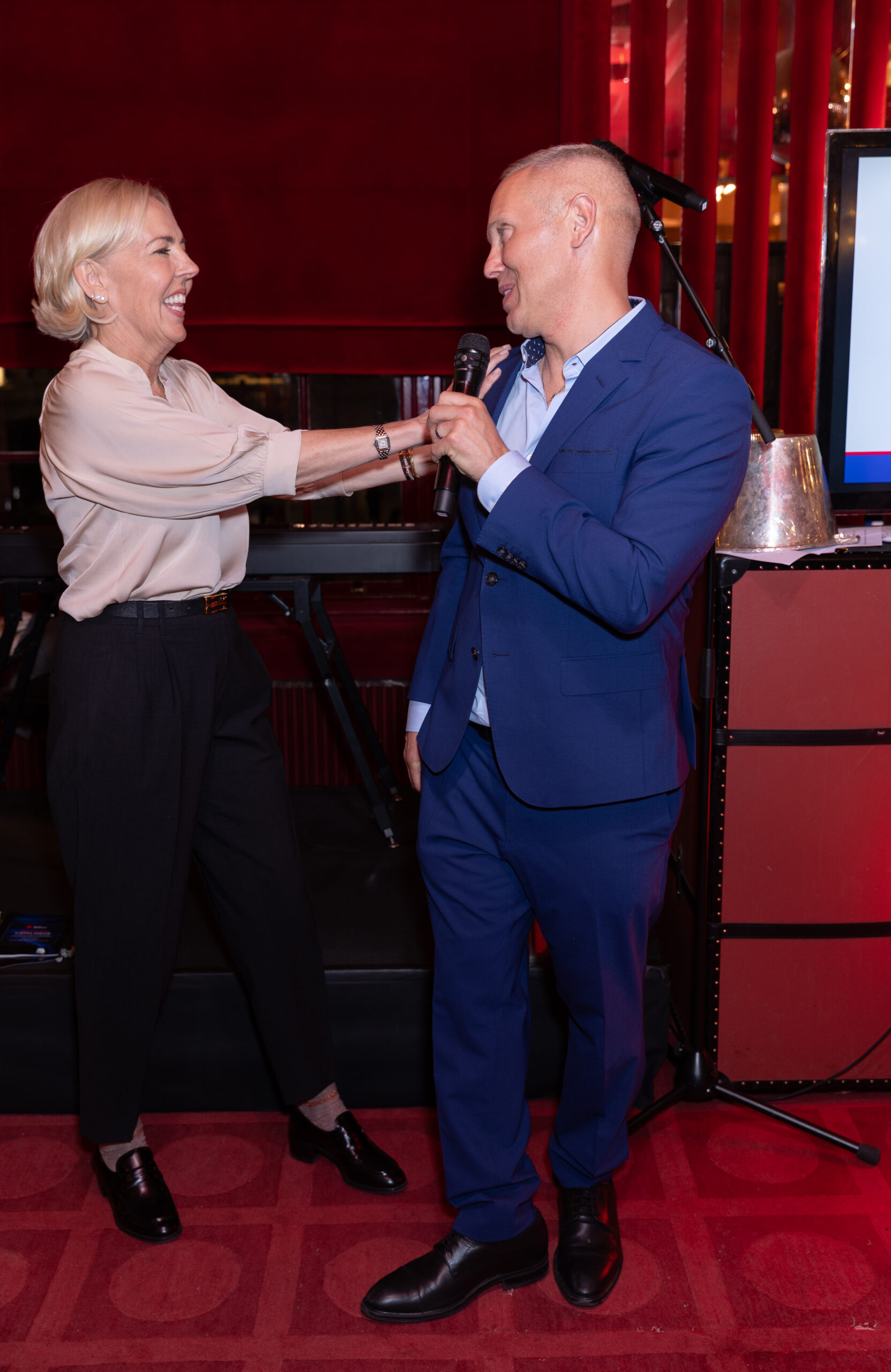 Sam and Rob at Langans Fundraiser